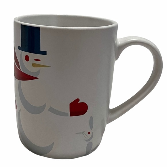 Starbucks 2012 Snowman Winter Holiday Mug w/ Bunny - Picture 2 of 7